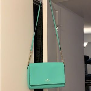 Teal Kate spade crossbody bag